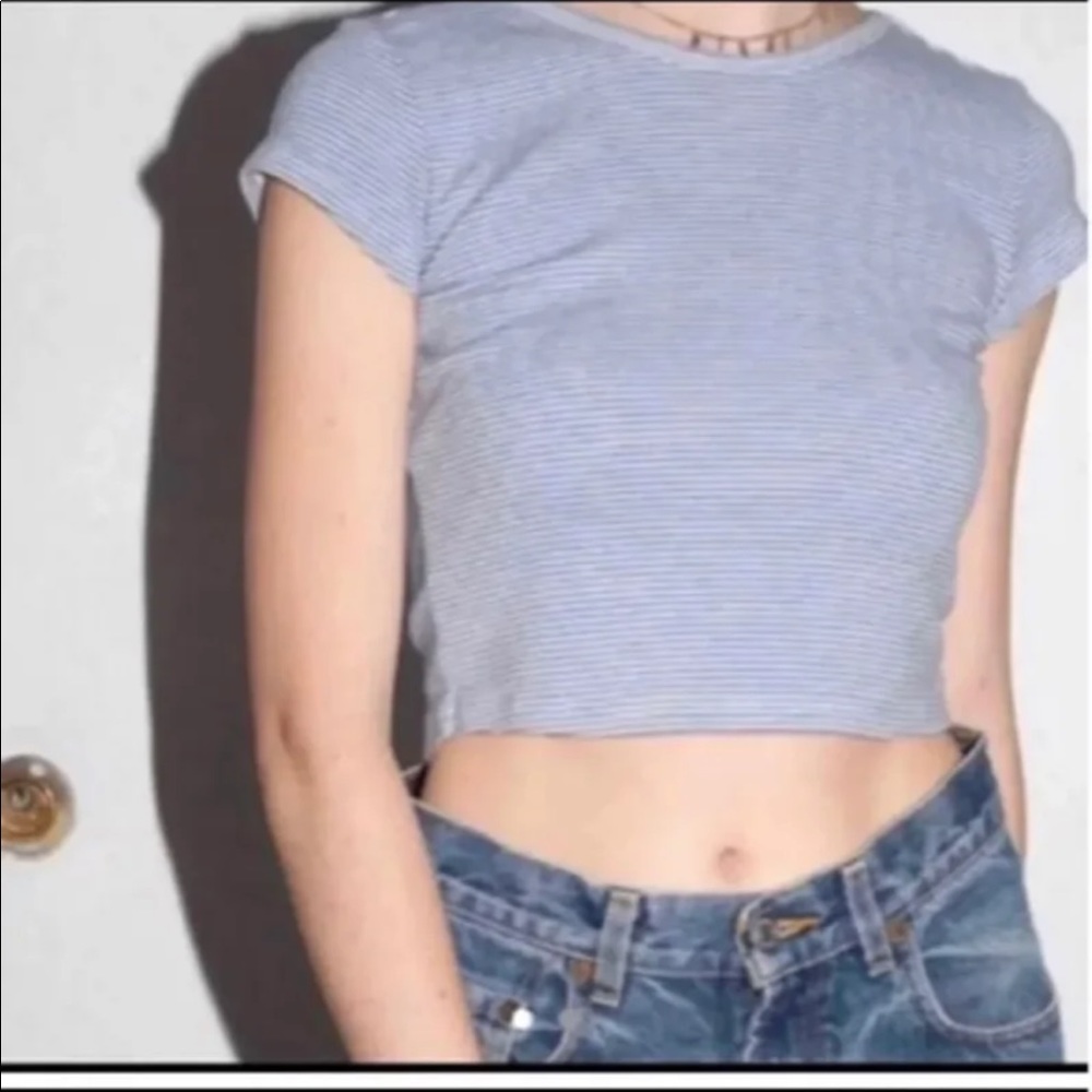 Brandy Melville Light Purple Striped